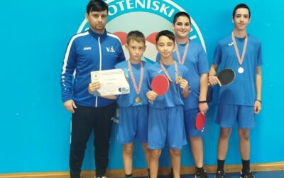 Izboren plasman na državno natjecanje u stolnom tenisu