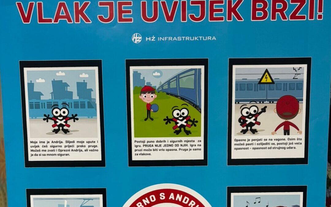 Edukativna radionica za učenike “Vlak je uvijek brži”